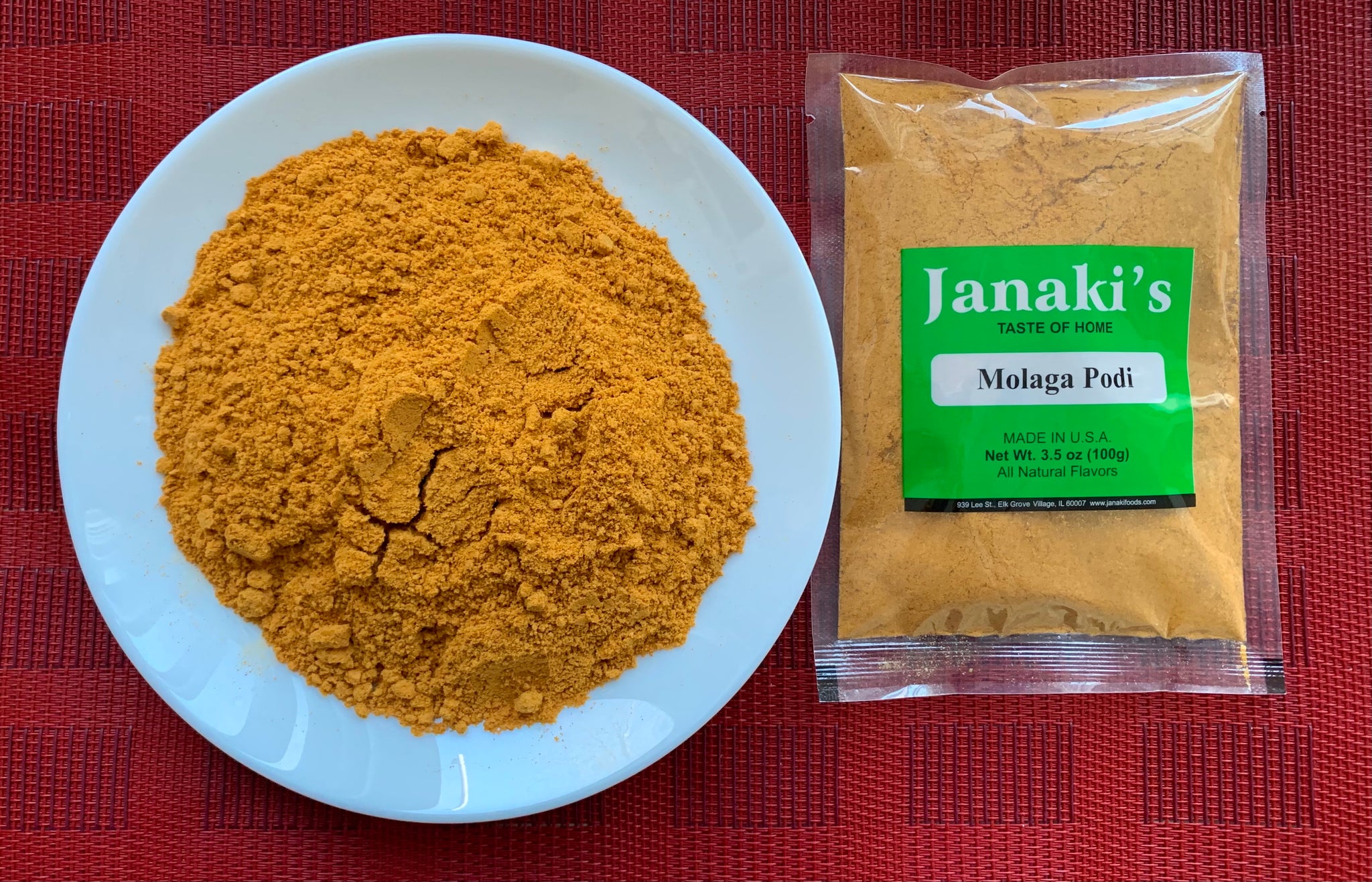 Molaga Podi (Spiced lentils powder)
